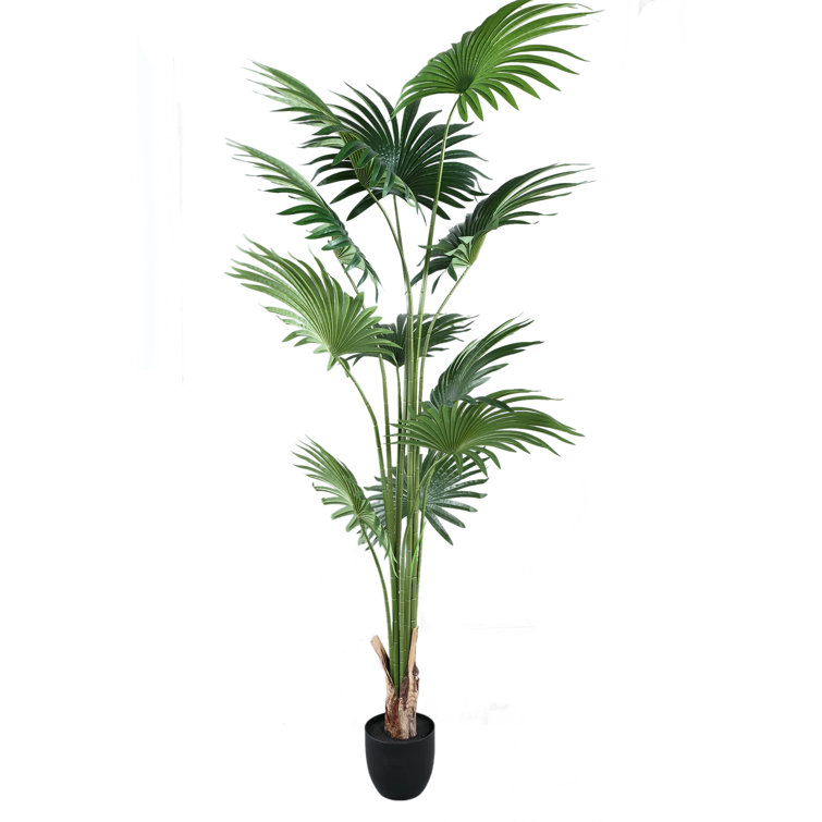 The Seasonal Aisle 150Cm Faux Palm Tree in Pot Wayfair.co.uk